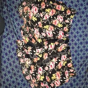 Flower Pajamas Shorts